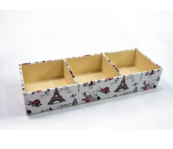 Декоративный секционный стол органайзер 3 секции лоток