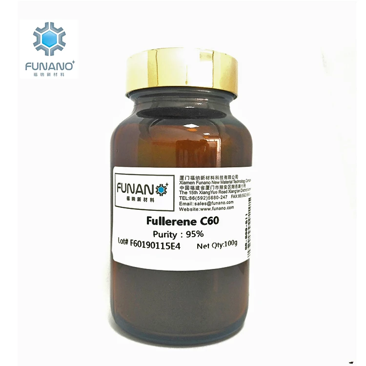 Manufacturer Funano Wholesale Agrochemical Intermediates Raw Materials Carbon Black Powder Price Fullerene C60 95%