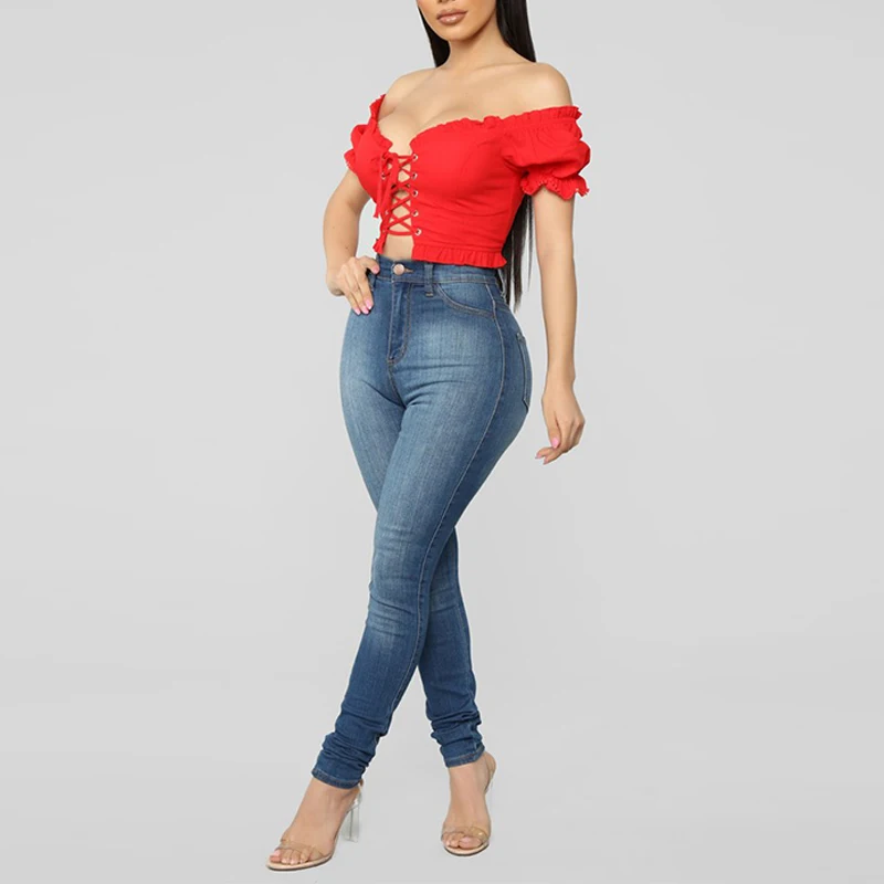 
Summer Women Crop Tops Fitness CropTops Blouse 