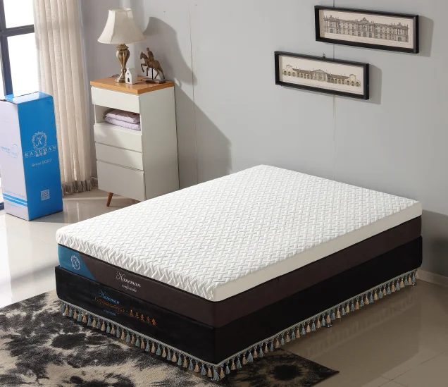 Chinese Supplier Colchones Heathy Eco Friendly Bamboo cover visco gel memory foam bed mattress king size