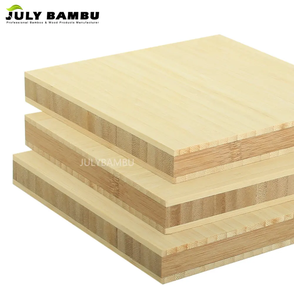 Wholesale Good Price Cross Laminated Bamboo Timber 3 Ply Bamboo Wood Panel Use for Worktop
