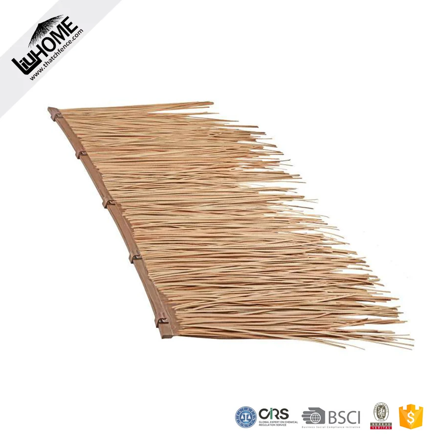 80x80 см Искусственный Douli соломы плитки для украшения сада/листья (1) PP