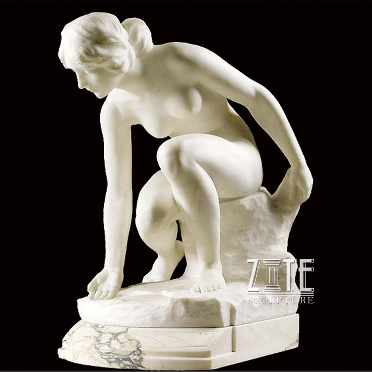 High Quality sexy girl marble sculpture