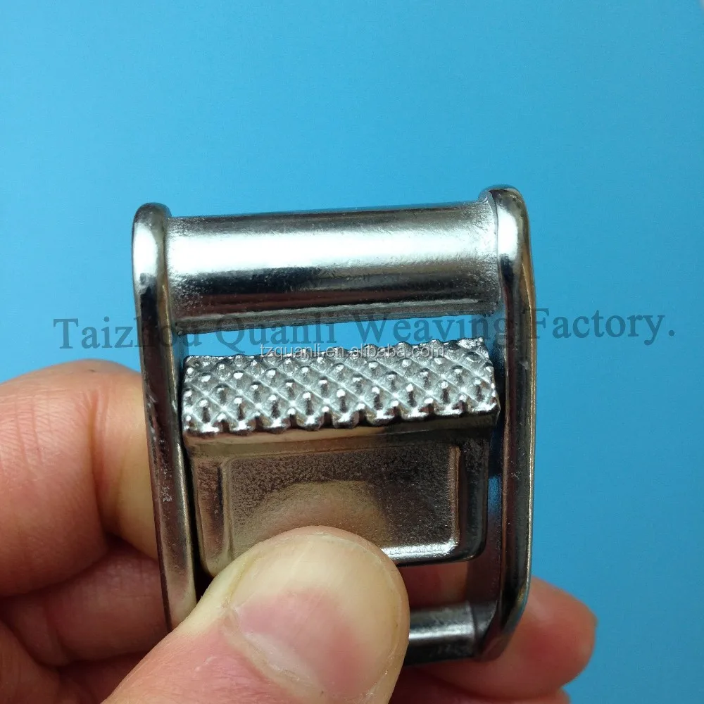 
25mm Cargo lashing strap Polyester stainless steel Cam buckle strap for loading 