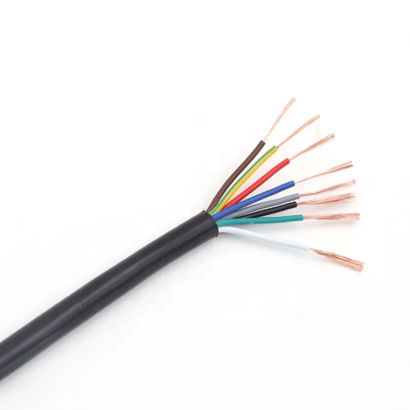Multi Core 8 Core PVC Insulated RVV Control Power Cable Wire