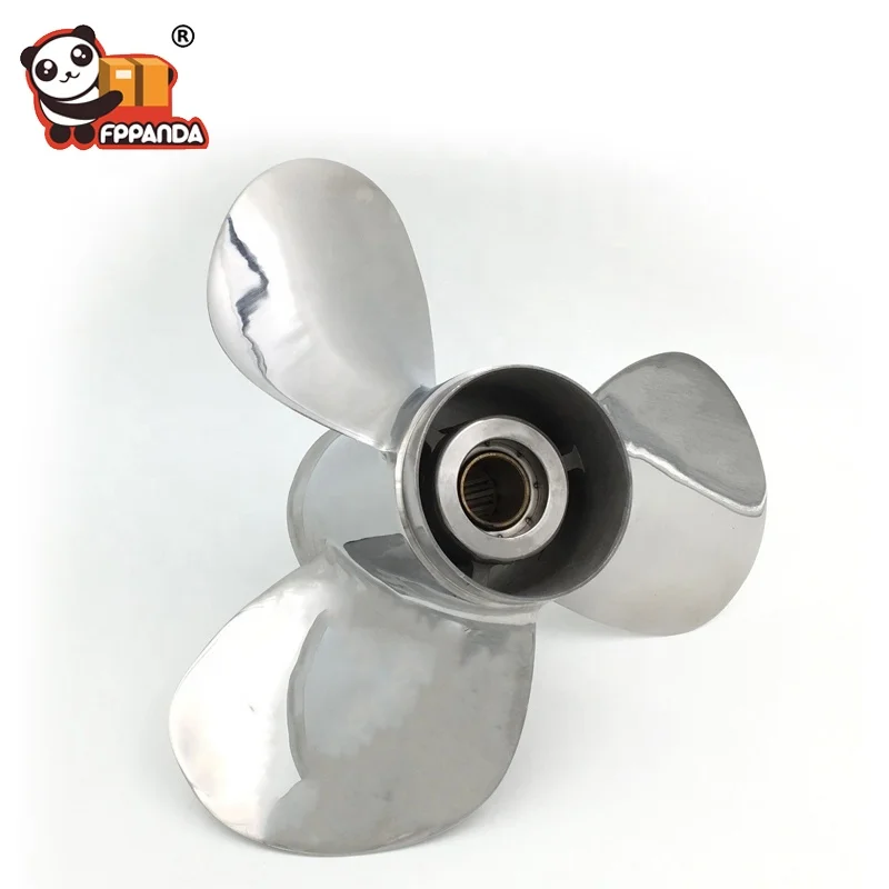 Custom Promotional outboard three blade marine prop propeller for honda 35-60 hp