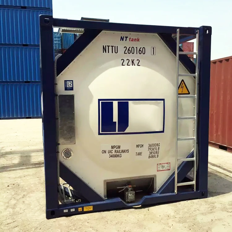 40 feet coconuts tank container with heating system