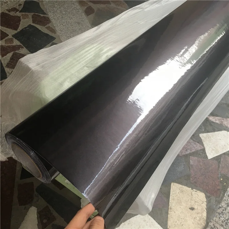 Black grey Metallic Sparkle Gloss Vinyl Car Wrap Film 1.52*20m Roll DIY Easy to Install No-Mess Decal Automotive Vinyl Wraps