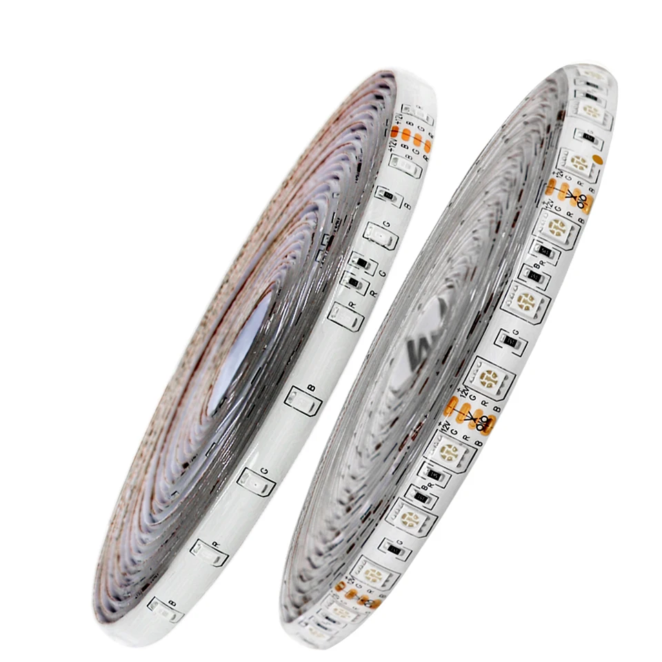 12V DC 3528 SMD LED Strip light 300leds 16.4 feet white flexible tape lights Decorate for Bedroom Boat Car TV backlighting