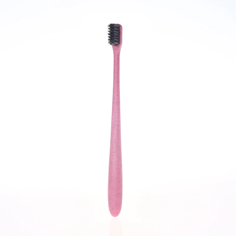 Wheat straw modified material toothbrush with PBT Bristle