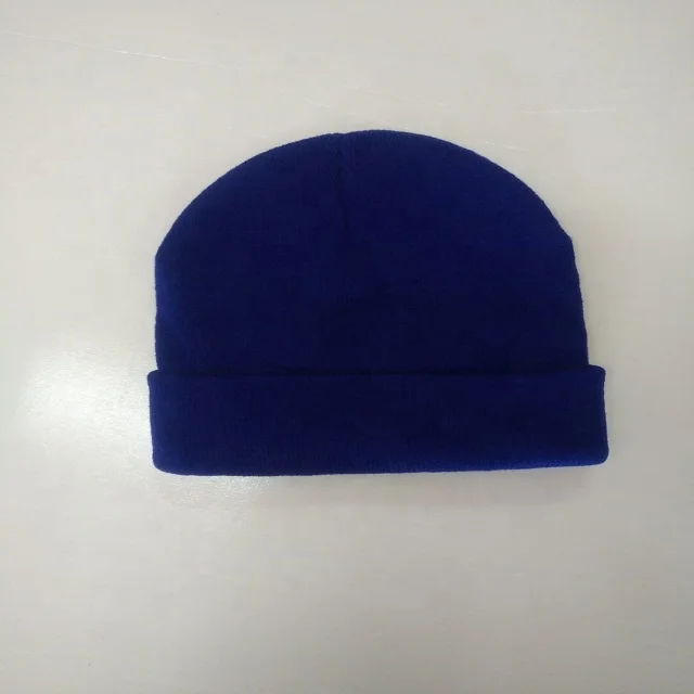 Machine Knit Acrylic Beanie Hats Custom Acrylic Cheap Beanie for Men Knitting Pattern