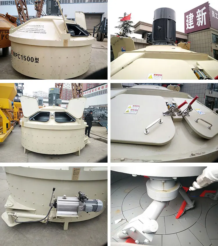 1M3 Vertical planetary concrete mixer with spare parts