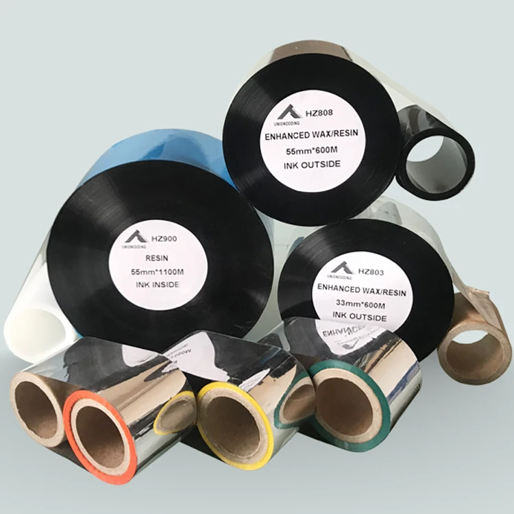  width 33mm length 600mm wax resin tto ribbon for domino