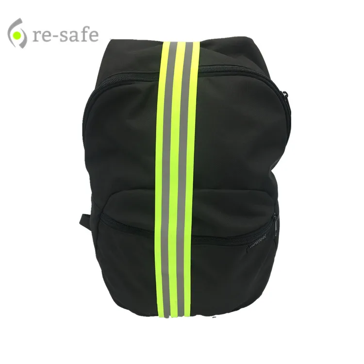 360 high visibility student reflective gear, glow belt, backpack band