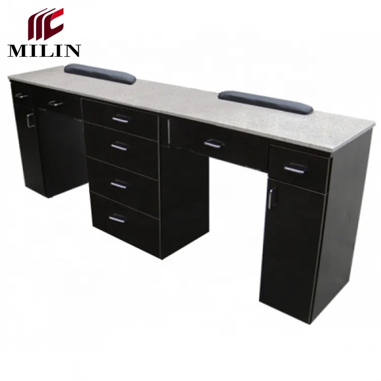 Marble manicure table  for sale manicure table nail salon furniture with drawer  for hot sale
