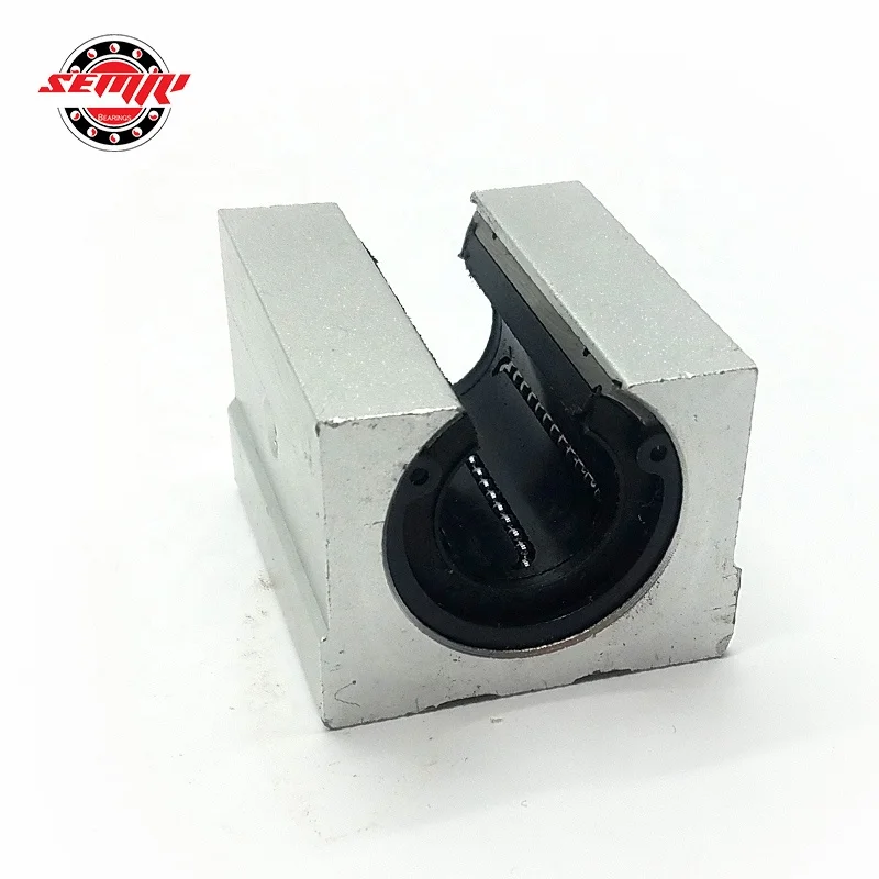 SBR20UU, алюминиевый блок 20 мм, линейный движущийся шарикоподшипник, скользящий блок