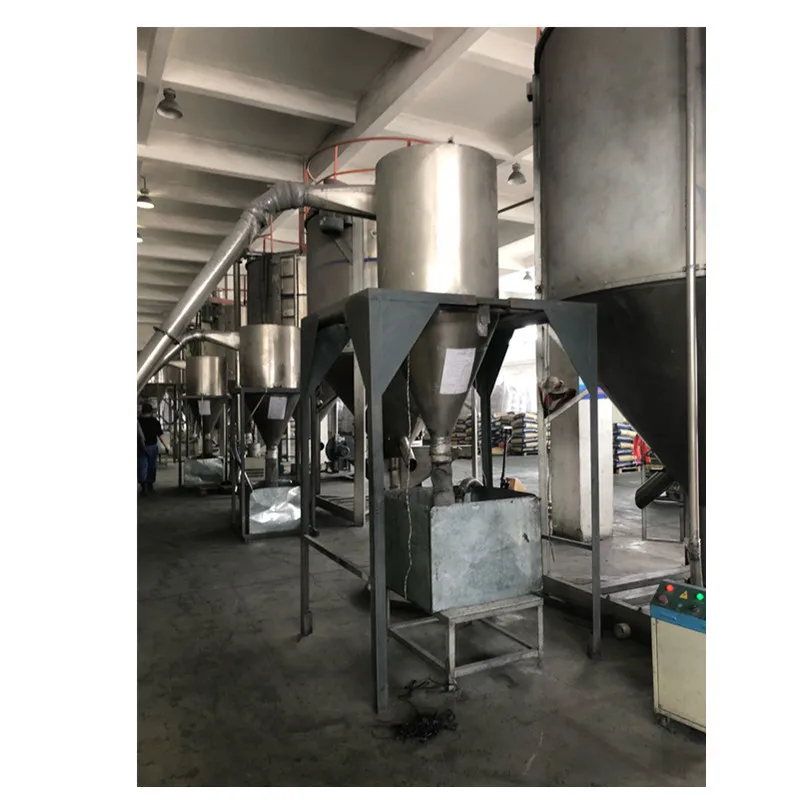 vertical color mixer cyclone with heater dryer for plastic granules with electrical heater
