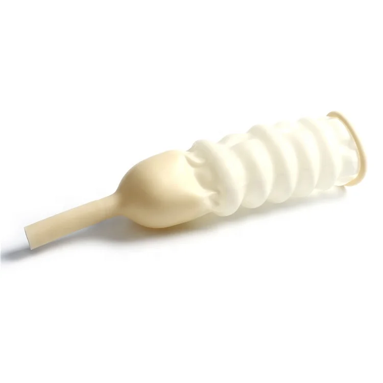 
Free Sample Disposable Urethral Drainage Latex Male External Condom Catheter 