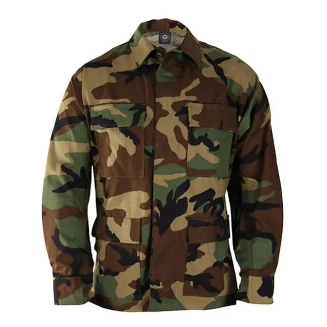 army green Ribstop BDU uniform jungle camouflage clothing