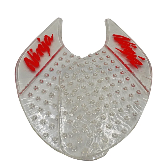 
High Quality Gas Knee Grip Protector Traction Tank Rubber Black 3D Motorcycle Tank Pad 