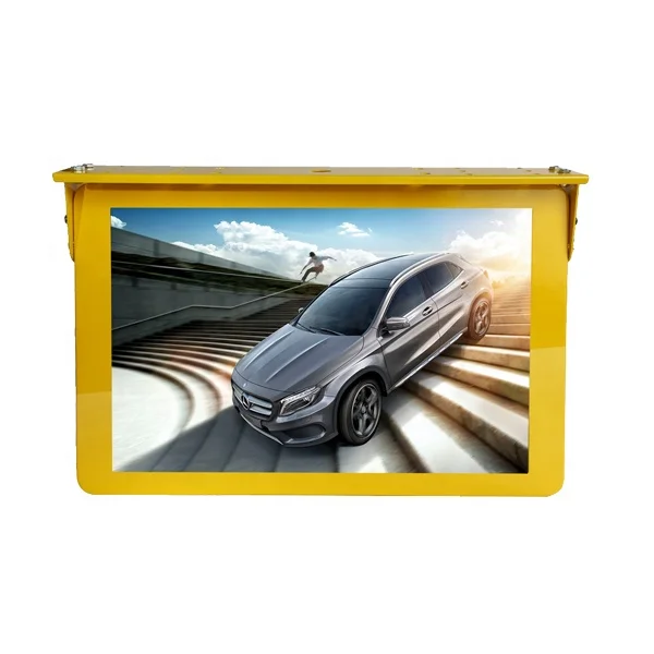 19' taxi video advertising player car wifi tv smart box android headrest monitor smart display mp3 hd media player