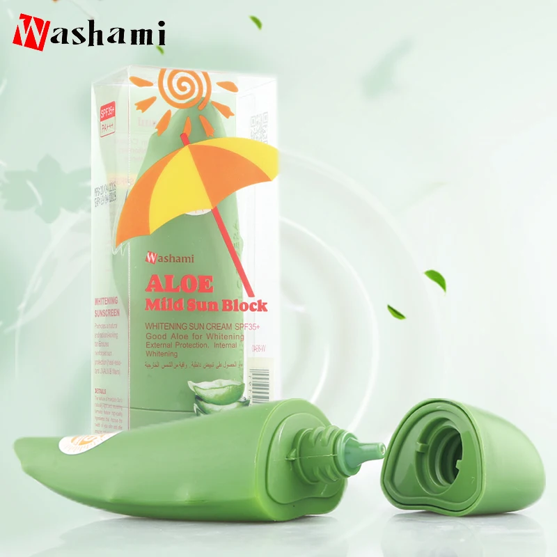 
 Крем-лосьон для лица с алоэ, отбеливающий и увлажняющий  