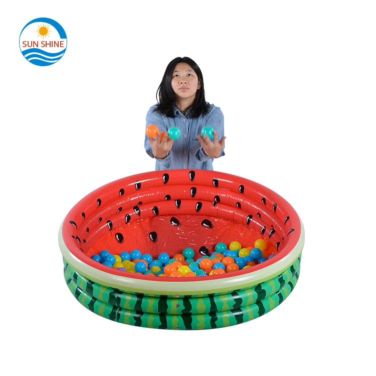 Крытый наружный детский надувной бассейн из ПВХ с 3 кольцами