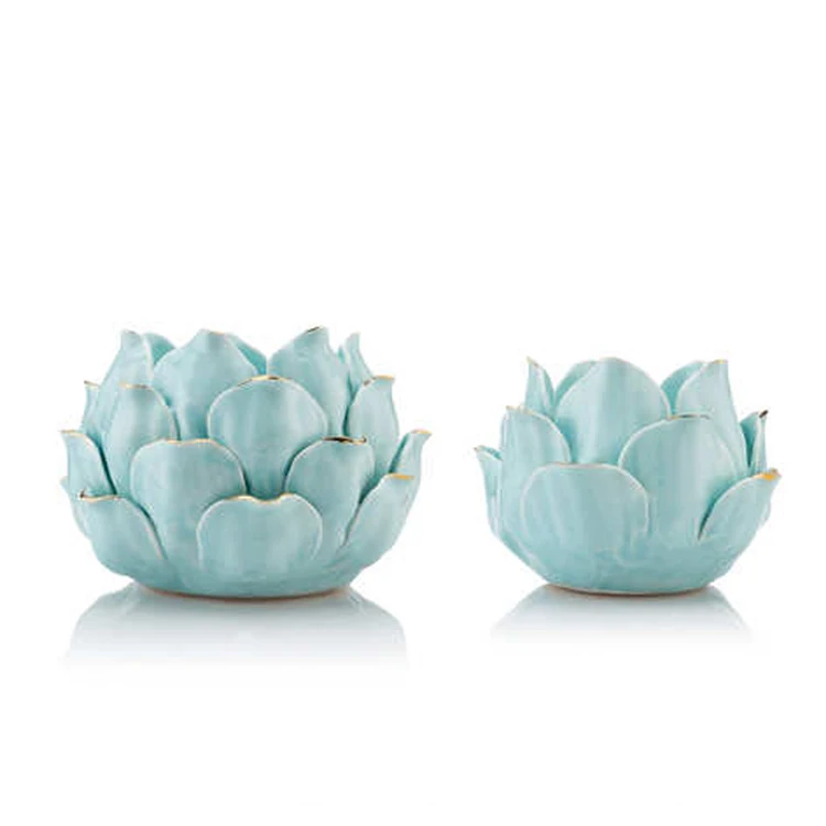
wholesale lotus flower shape candles with battery operated 