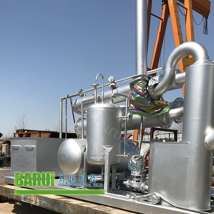 
small scale tire recycling pyrolysize waste plastic to oil ready to ship 