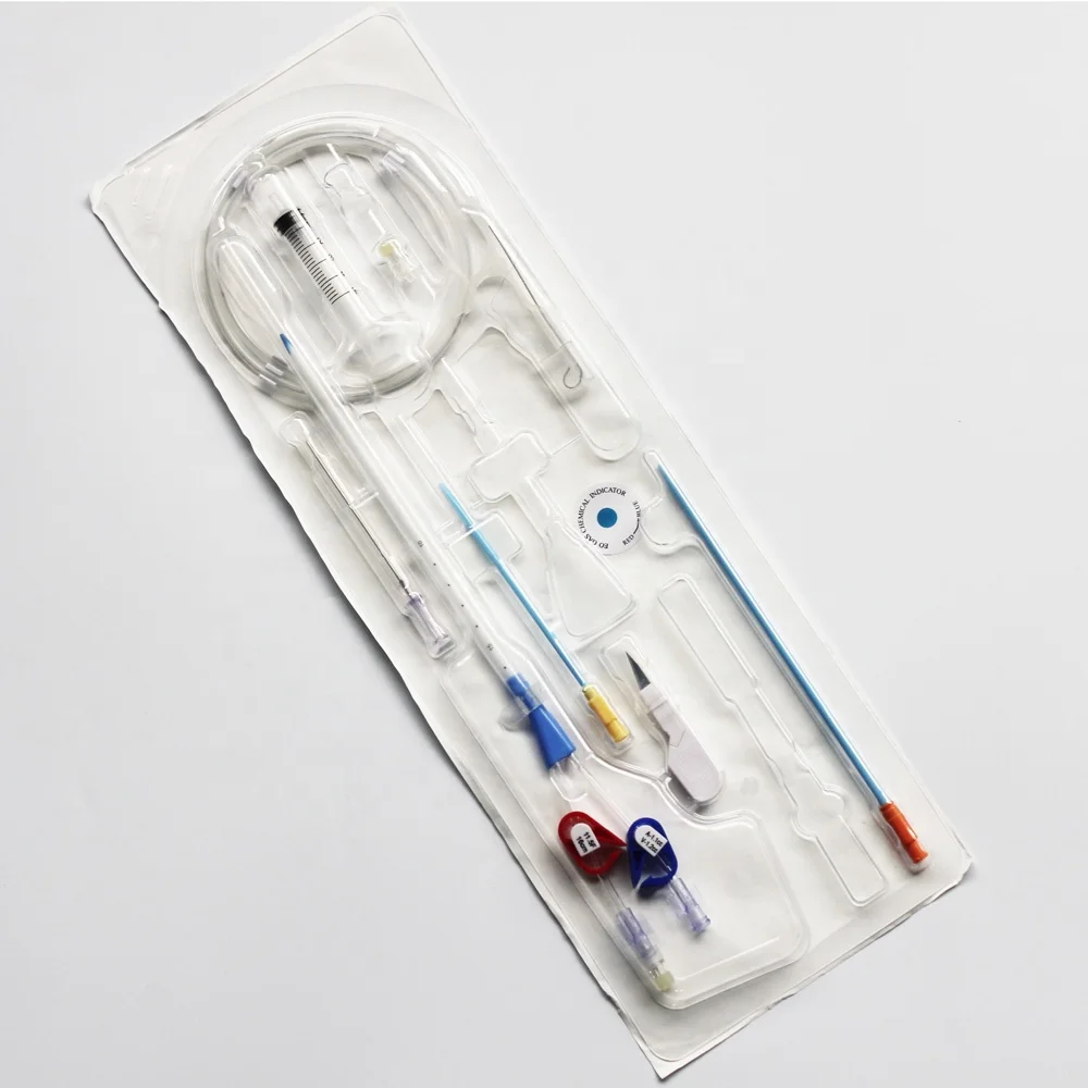 Одноразовый одинарный двойной тройной люмен Набор для гемодиализного диализного катетера