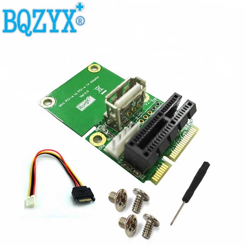 PCIe 1X до половины/полный мини PCI-E адаптер