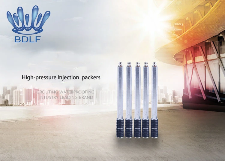 A10 High-pressure polyurethane grout aluminum injection concrete packers  waterproofing material