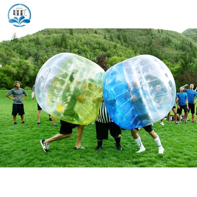 Прозрачный надувной шар-бампер из ПВХ диаметр 1 5 м для взрослых