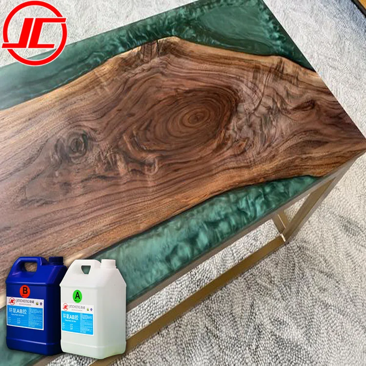 
Resina de madera Mesa de resina cristalina Barra transparente Resina de epoxi 