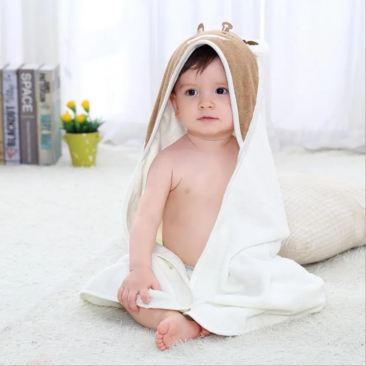 hot selling organic cotton bamboo baby bath hooded towel