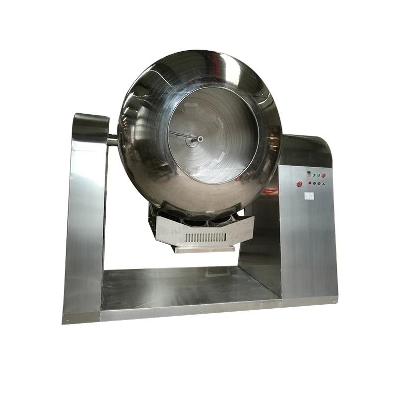 Sugar caramelized nuts sugar coating pan machine for snack food