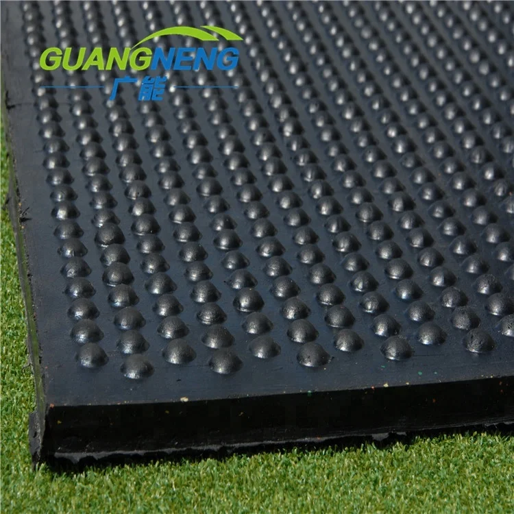
safety comfortable&durable equestrian applications nylon inlay rubber stall mats  (62071613043)
