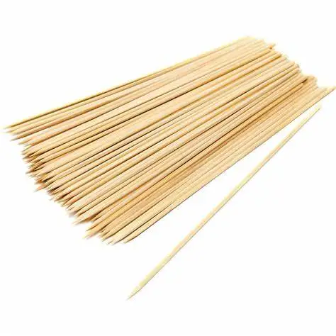 
long round bamboo wooden skewers fruits sticks buy wholesale 
