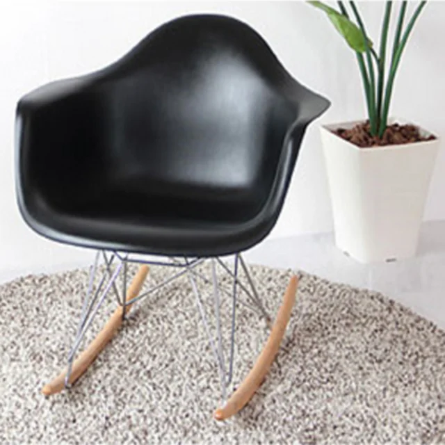 Домашняя мебель новый дизайн деревянные ножки кресло-качалка для гостиной пластиковое