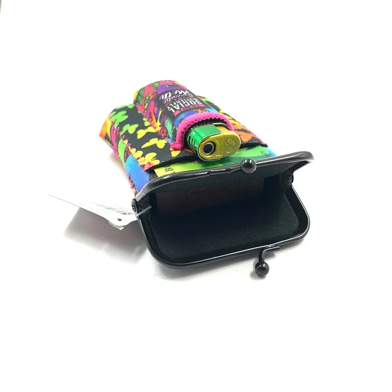 Свежеприбывшие розетки из неопрена подарка сигареты держатель Чехол Сумочка с отделением для денег Зажигалка карман