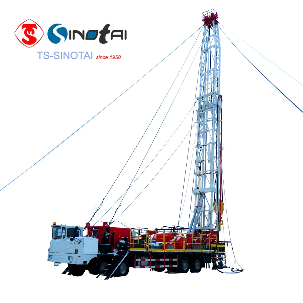 API 4F  China Origin ZJ15  550hp truck-mounted workover rig