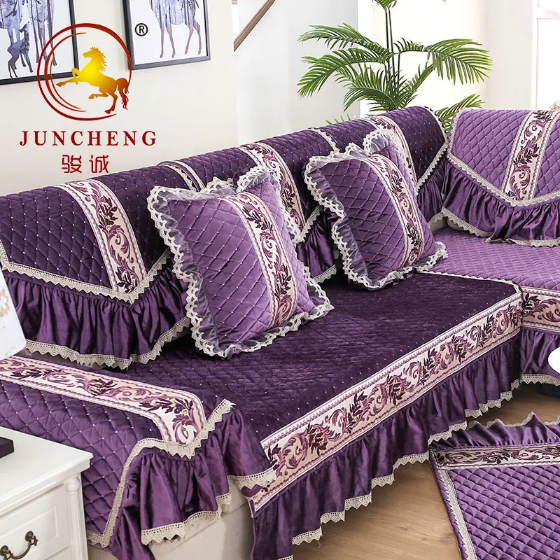 different color customized slip-resistant waterproof protective sectional sofa cover