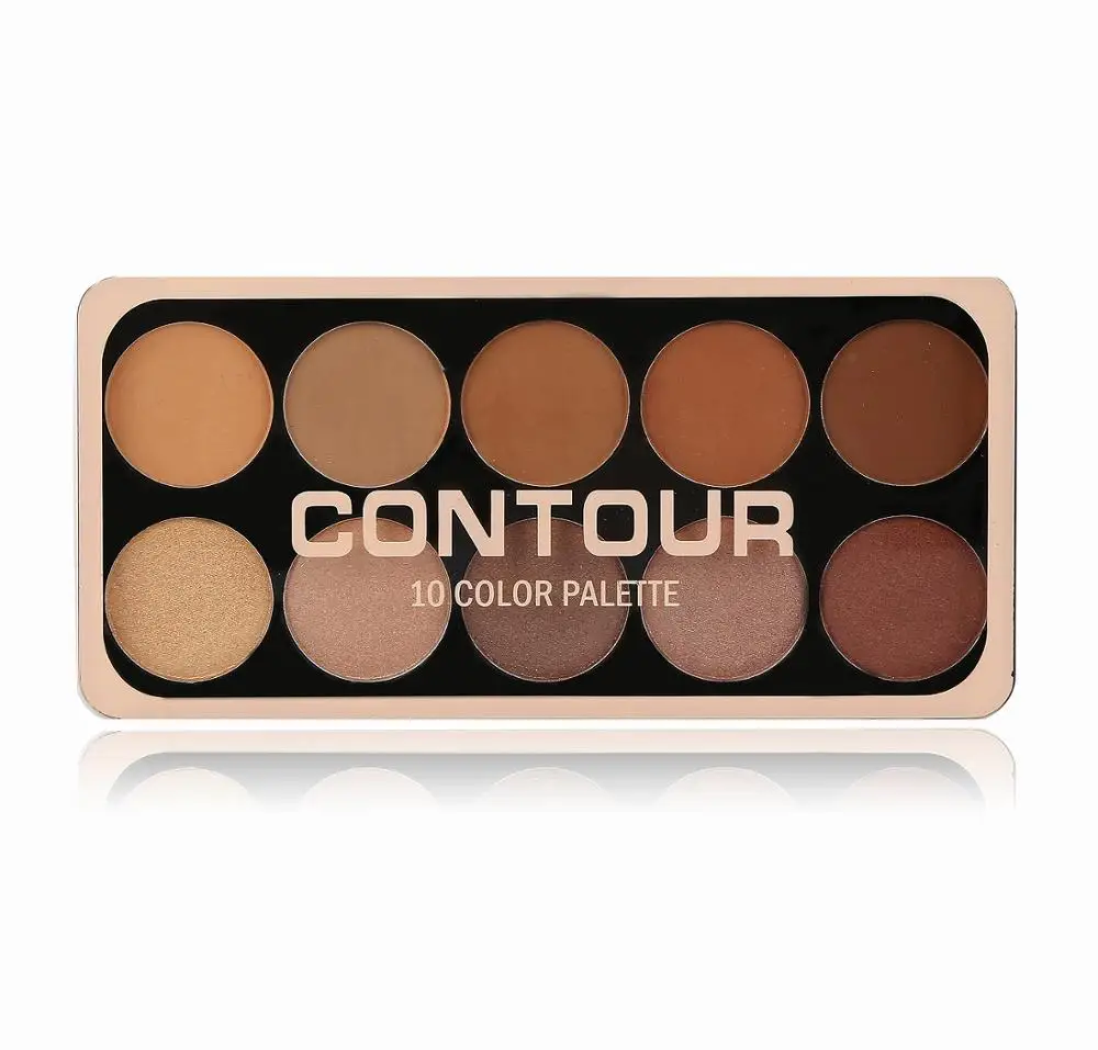 Cheap 10 color concealer palette contour makeup palette wholesale highlighter cosmetic