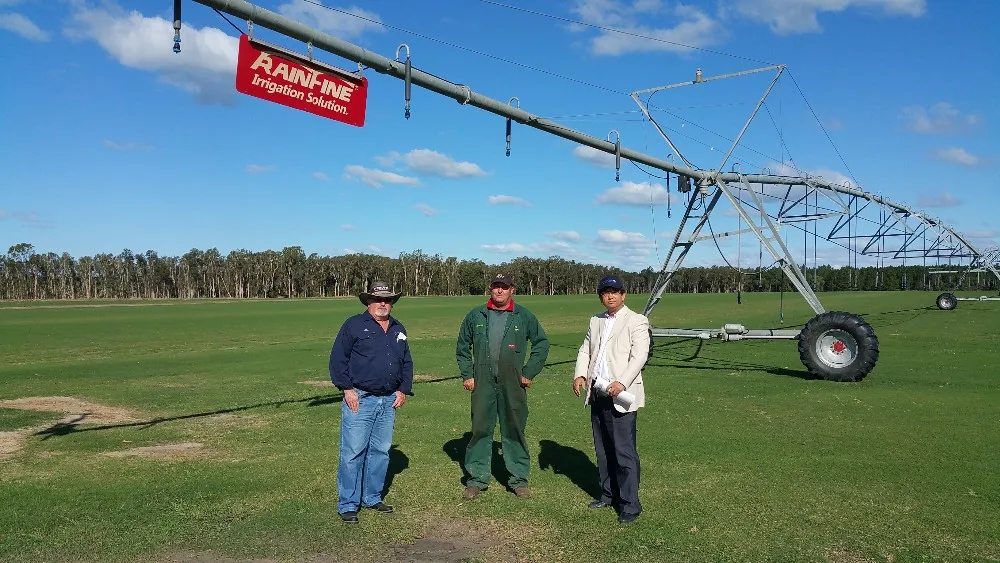 
2021 best sales Dalian Rainfine Central Pivot Farm Irrigation System Used in Large Field 