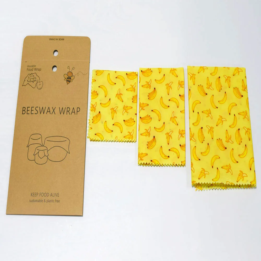 
2018 Amazon seller 100% cotton Sustainable Plastic Free Food Storage wrap 