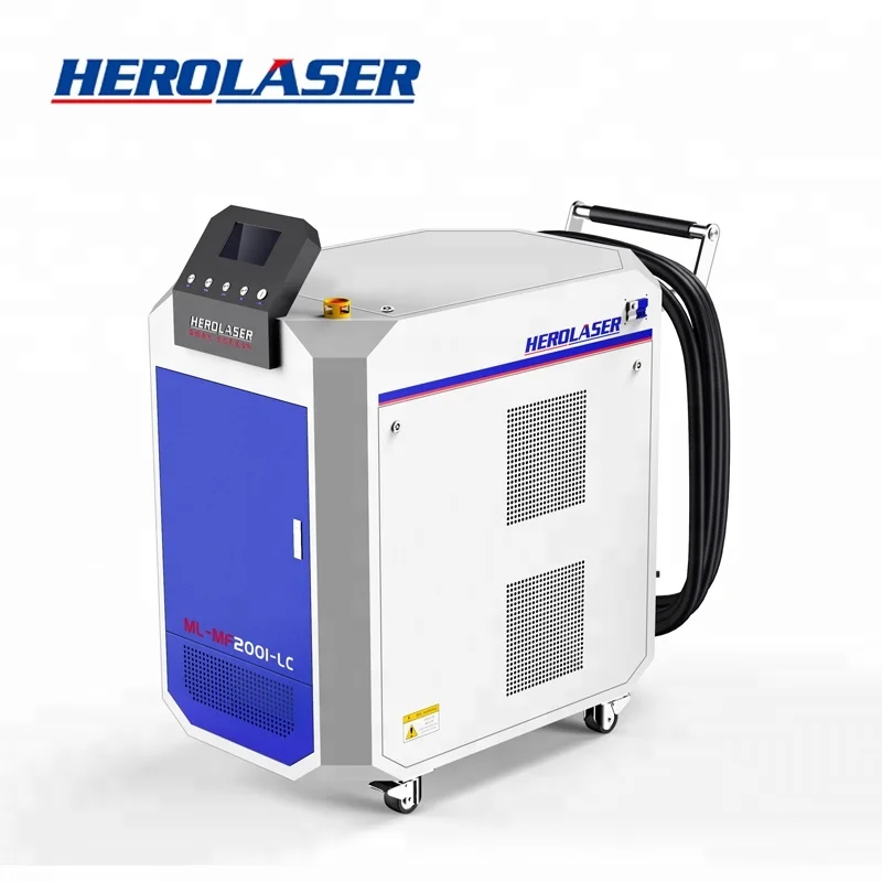New 200W/500W Fiber Laser Cleaner Environmentally Friendly Metal Paint Remover Used Cars IPG Laser Head MAX Engine Water Cooling