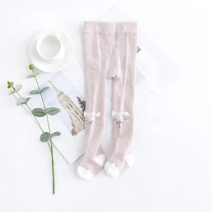 Cartoon cotton baby dance socks new design baby tights