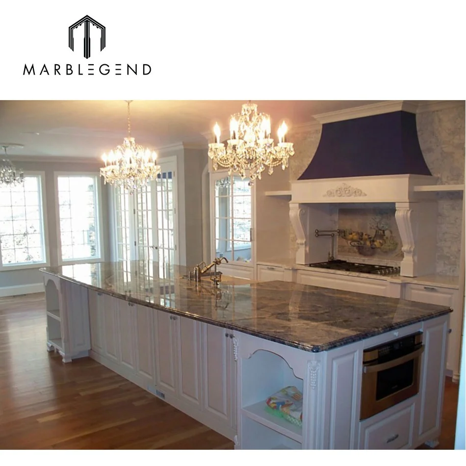 latest best price natural blue bahia granite kitchen countertop