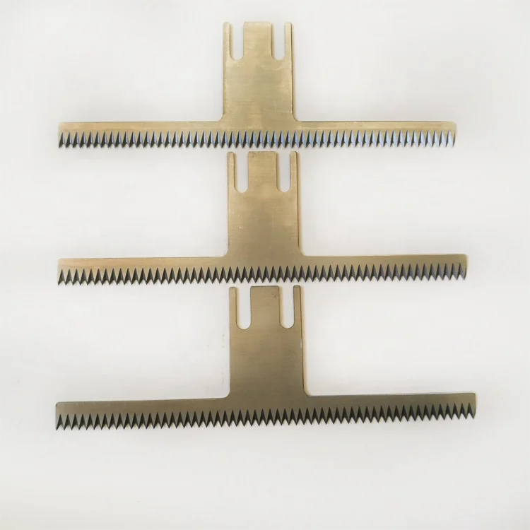 
 Промышленный нож для резки пленки, зубчатые лезвия для упаковочной машины  