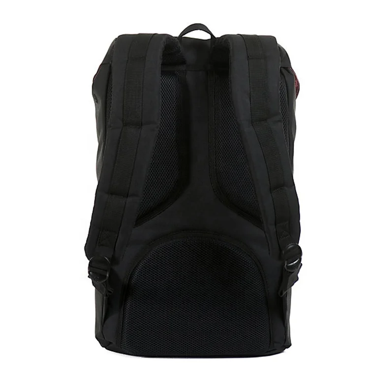 
2020 New Arrival Little America Black 25L Leisure Canvas Laptop Backpack 